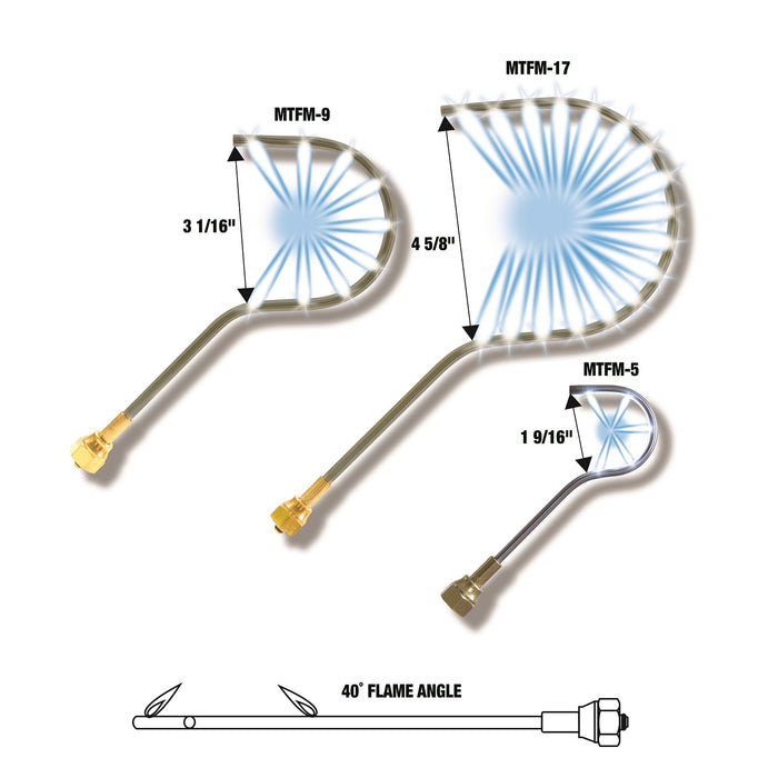 Uniweld Cap'n Hook® Multi-Flame Brazing Tips