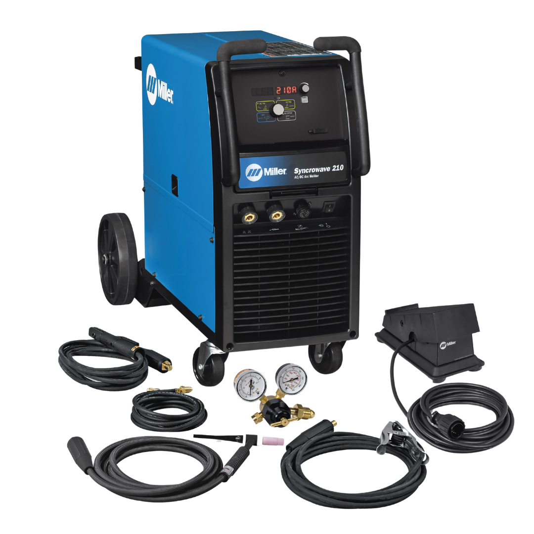 Miller Syncrowave 210 AC/DC TIG Package