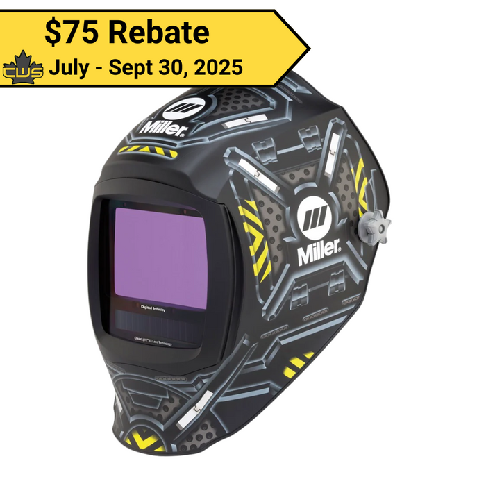 Miller Digital Infinity, Black Ops Welding Helmet, Clearlight 4x