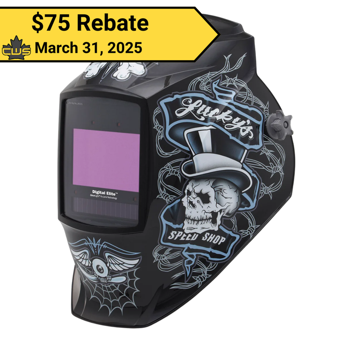 Miller Digital Elite, Lucky's Speed Shop, Clearlight 4x