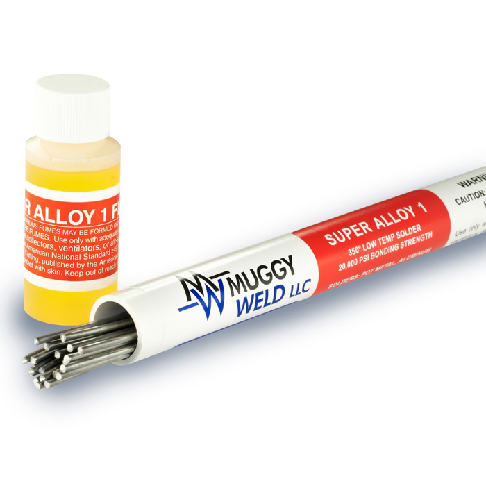 Muggy Weld Super Alloy 1 Multi-Metal and Pot Metal Solder