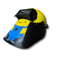 Outlaw Leather Minions Welding Hood