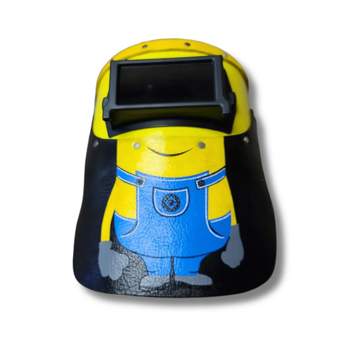 Outlaw Leather Minions Welding Hood