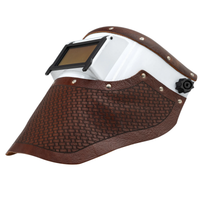 White Hood Fudge Basketweave Leather