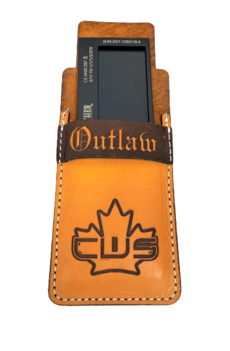 Outlaw Leather X CWS, Welding Lens Storage Pouch