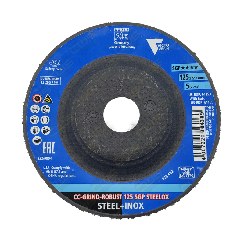 Pferd CC-Grind-Robust SGP Steel+Inox Grinding Discs