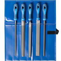 PFERD 5-Piece Machinist's File Set (WR, 250mm, Cut 3)