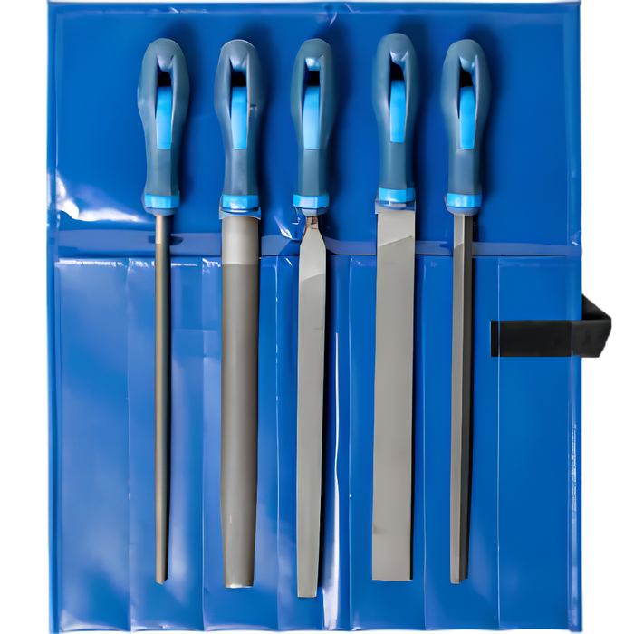 PFERD 5-Piece Machinist's File Set (WR, 250mm, Cut 3)