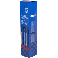 PFERD 5-Piece Machinist's File Set (WR, 250mm, Cut 3)