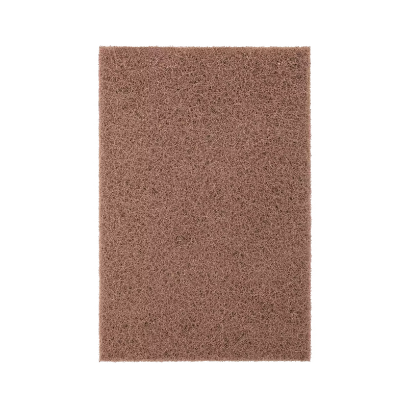 POLIVLIES® Hand Pad, 6" x 9, Tan, 100 Grit, Medium, Aluminum oxide