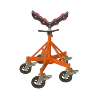 Powerweld&nbsp;5-Wheel HD Pipe Stand with Extra Large V-Head PW5WPS