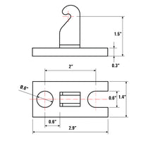 PXC90  BuildPro Table Mount Base Kit, Fits 5/8" Holes