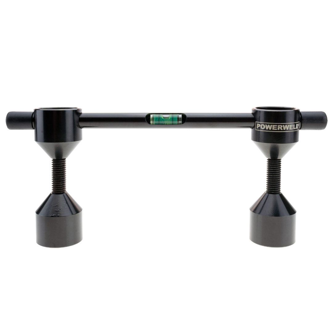 Powerweld Flange Aligner, Dual Pin w/ Level