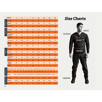 Rasco Men's Apparel Size Chart