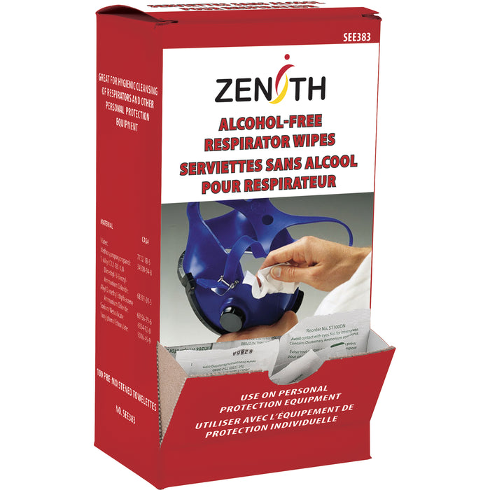 Alcohol Free Respirator & PPE Cleaning Wipes
