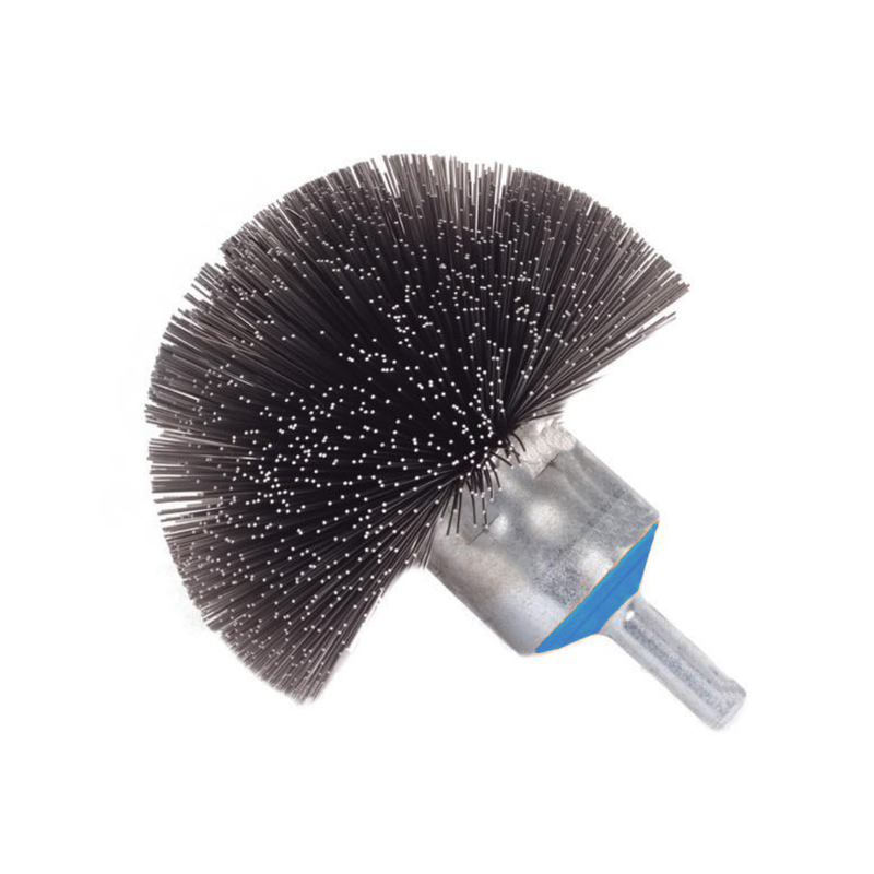 Walter Spherical Mounted Brush with Crimped Wires - Stainless Steel