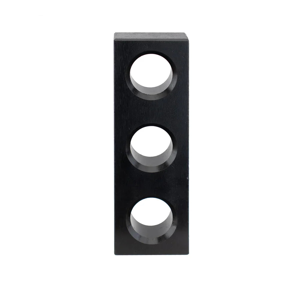 T28-21155 BuildPro Alpha 28 Straight Stops, No Slots, for 28mm Holes