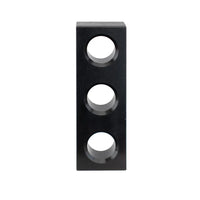 T28-21155 BuildPro Alpha 28 Straight Stops, No Slots, for 28mm Holes