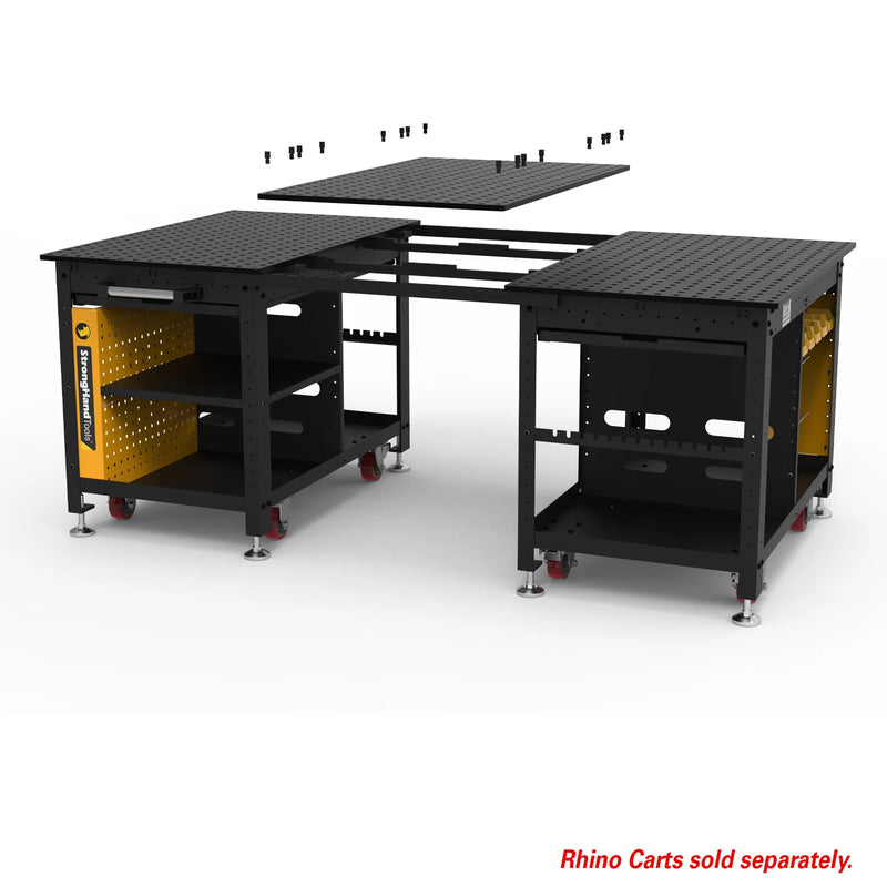 BuildPro Rhino Cart Connecting Bridge Kit, w/ 30" x 48" Plate