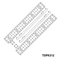 BuildPro Rhino Plate Expansion Kit w/ Two 6" x 48" Plates