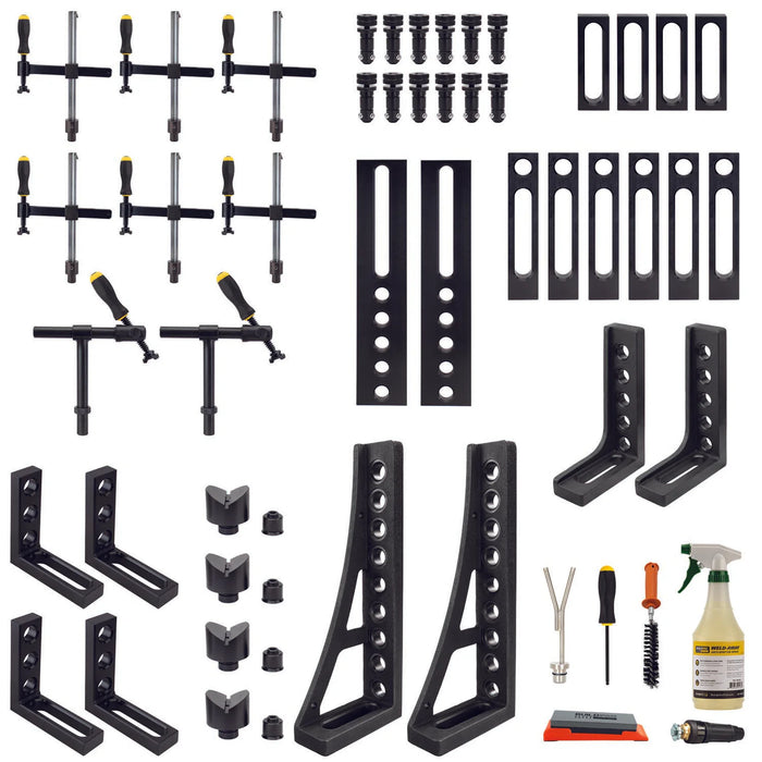 BuildPro 45-pc Fixturing Kit, U28 (inch spacing) for 28mm Holes