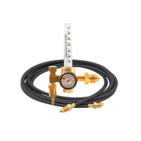 Uniweld Argon Flow Meter Regulator Kit c/w 10 ft. Hose