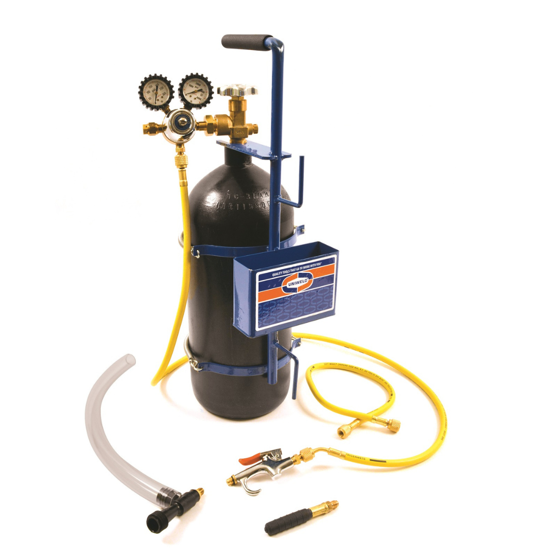 Uniweld Sludge Sucker & Blaster Nitrogen Kits for HVAC Maintenance