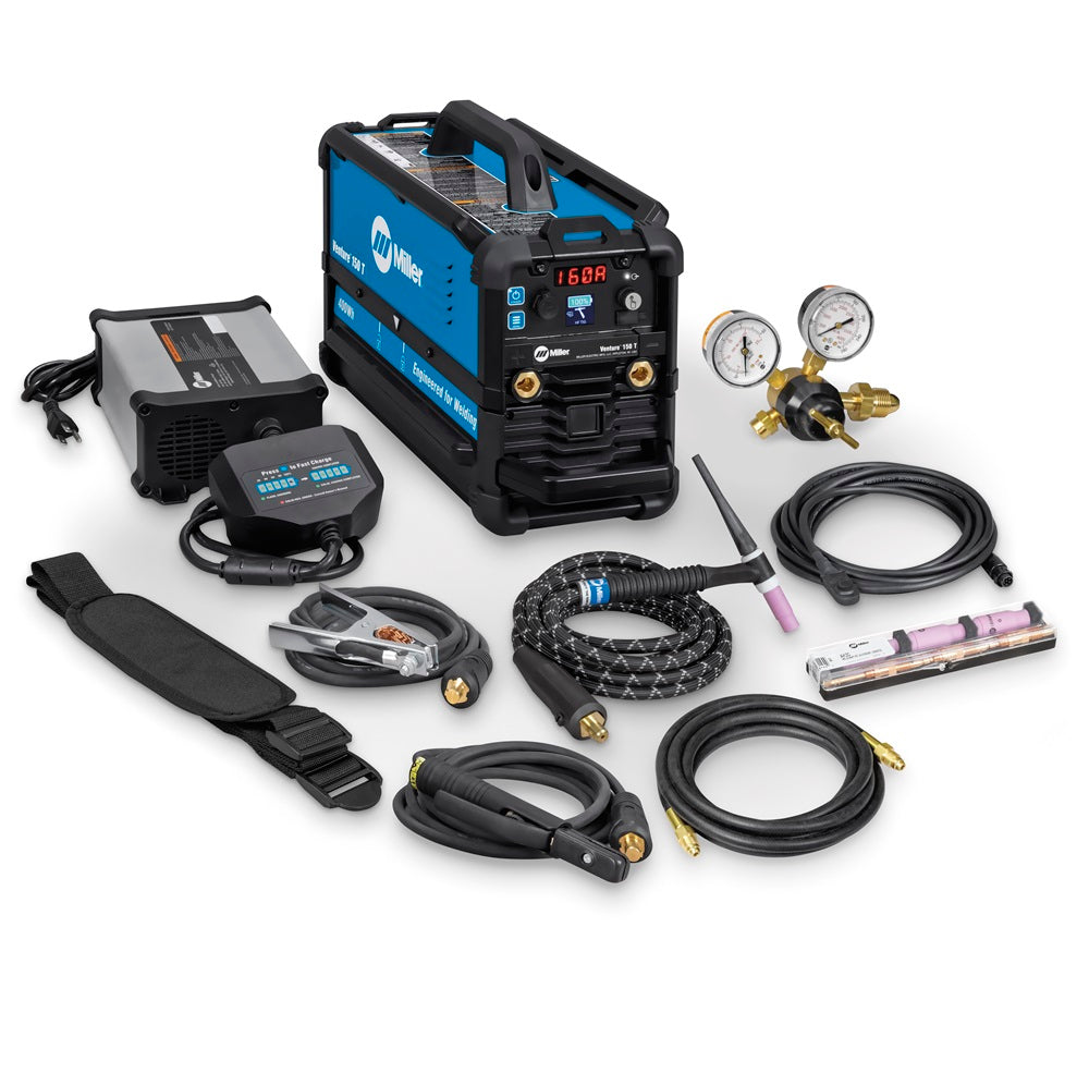 Miller Venture 150 T Battery Powered Welder - TIG Kit Package 