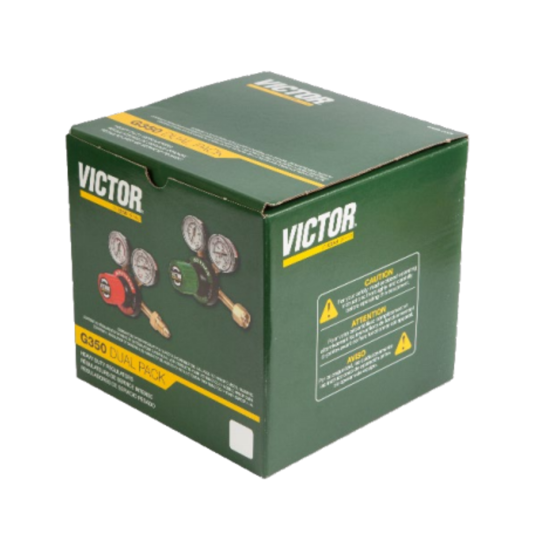 0781-3287 Victor G350 Oxygen/Acetylene Dual Pack Regulators