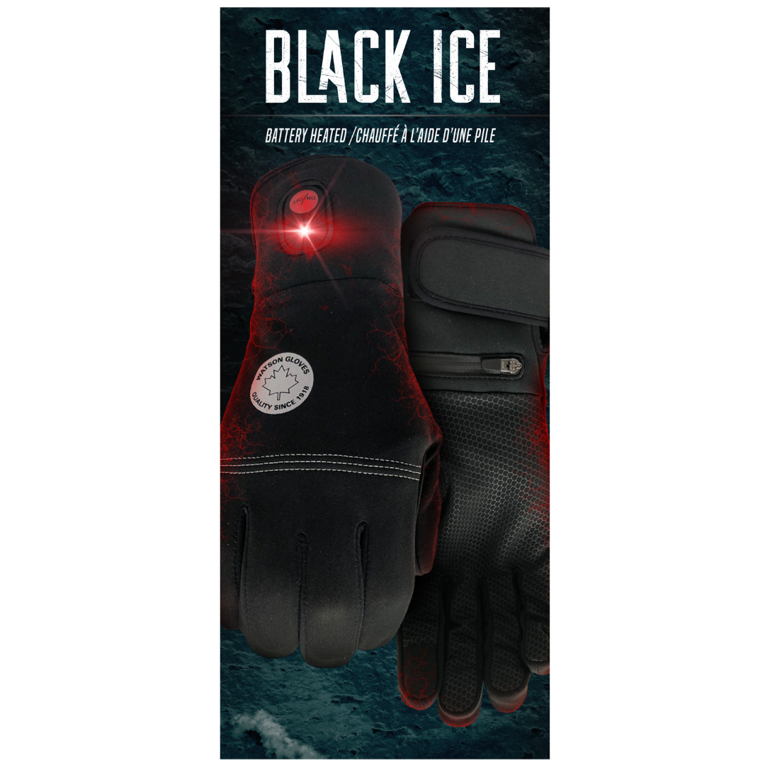 Watson 9509 Black Ice Heated Winter Gloves