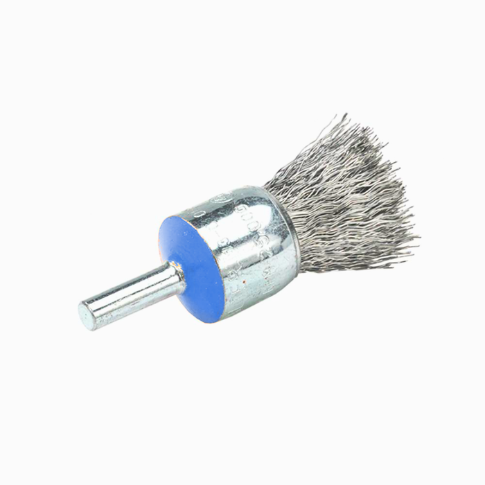 Walter Straight Mounted Brush with Crimped Wires - Stainless Steel