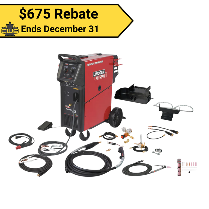 Lincoln Power MIG 262MP Multi-Process Welder Educational One-Pak