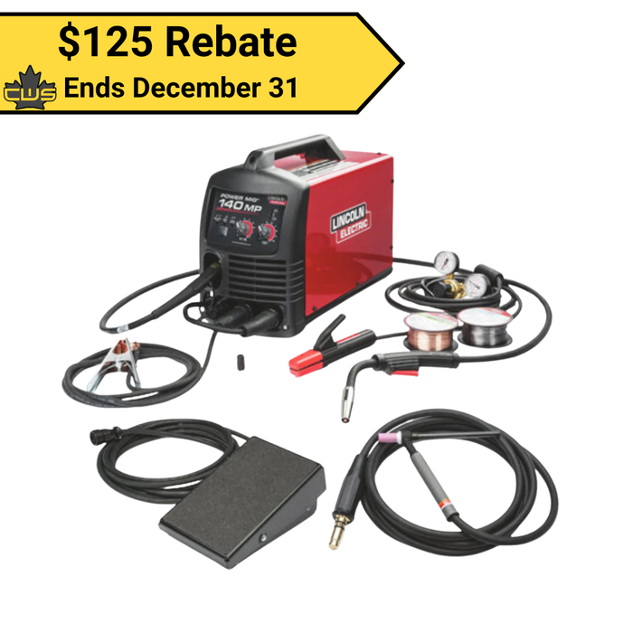 Lincoln Electric POWER MIG® 140 MP® Multi-Process Welder TIG One-Pak