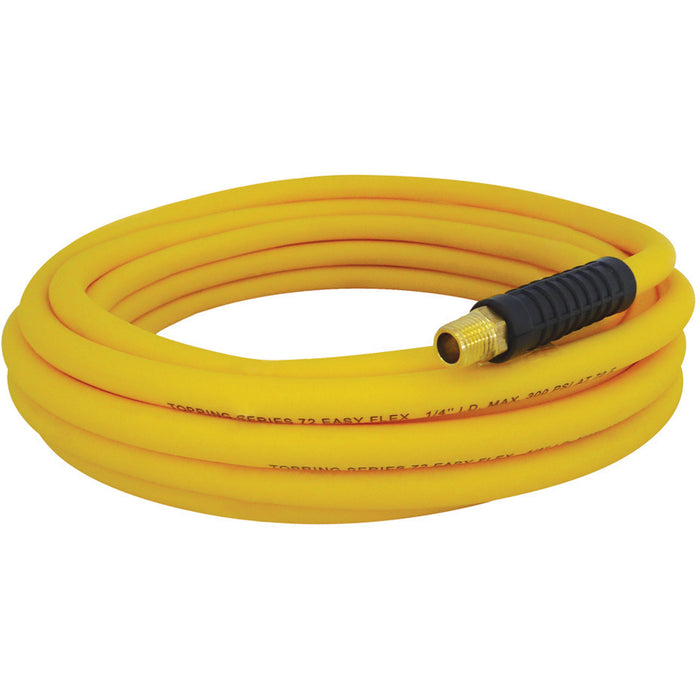 EasyFlex 3/8" Rubber Air Hose with Fittings, 1/4" NPT Fittings