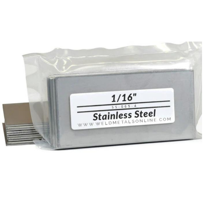 1/16" Stainless Steel Flat Coupons