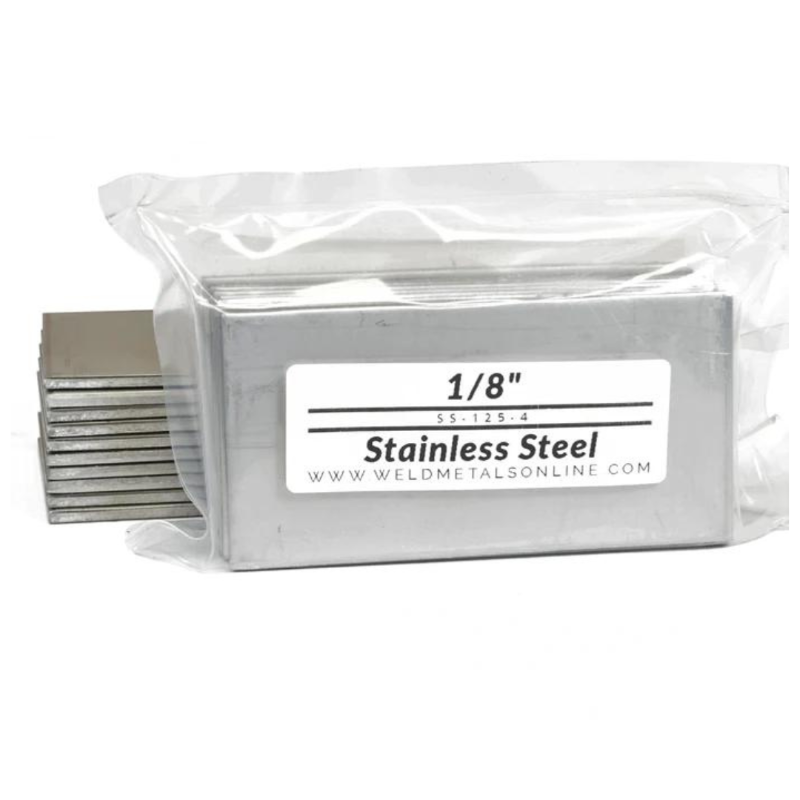 1/8" Stainless Steel Flat Coupons
