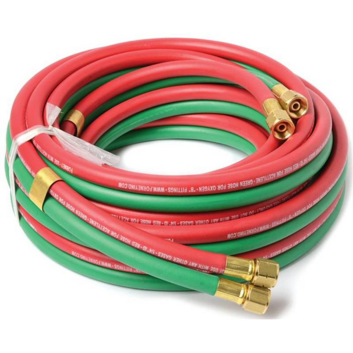 1/4" Type T Twinline Welding Hose - With Fittings