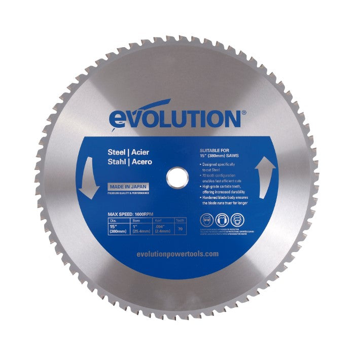 Evolution 15" Metal Cutting Saw Blade - 15BLADEST