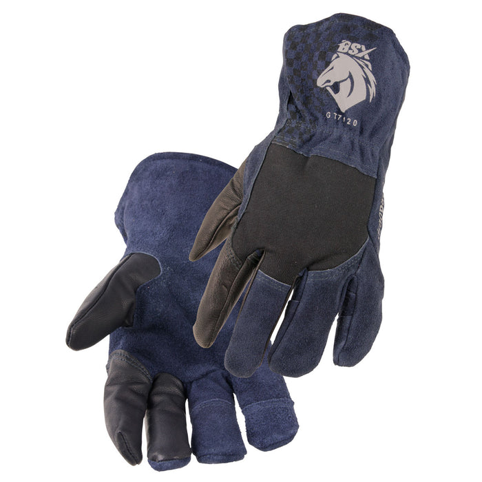 Black Stallion BSX® Pre-curved TIG Gloves - Insulated Ring & Pinky Fingers