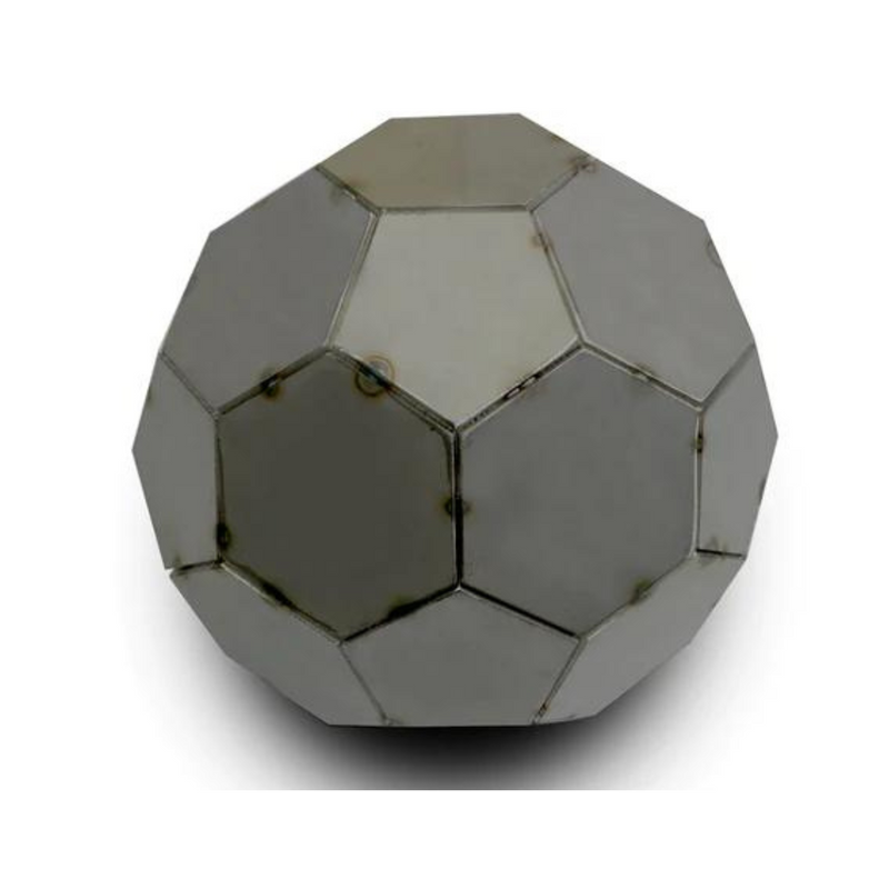 3D Soccer Ball - Carbon Steel