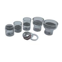 Edge Welding Cups Pyrex Shorty Cup Complete Kit