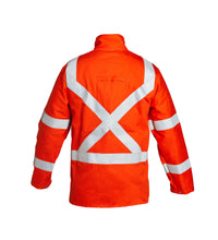 Lincoln Electric High Vis Orange FR Welding Jacket - Back