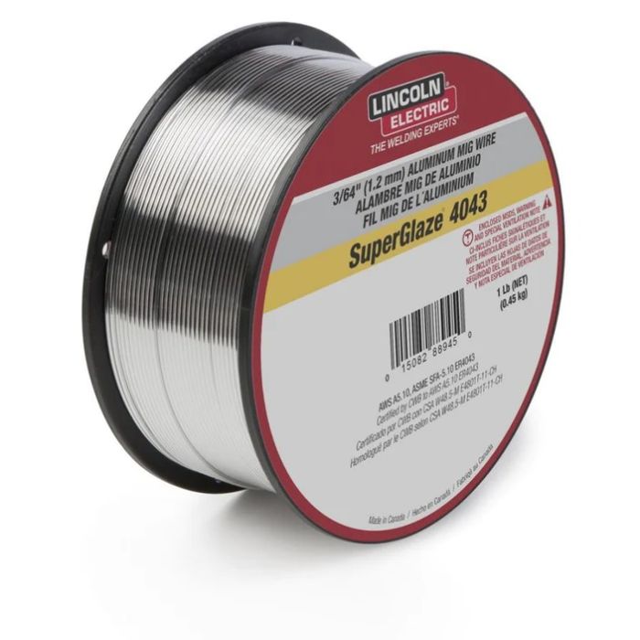 Lincoln SuperGlaze 4043 Aluminum MIG Wire