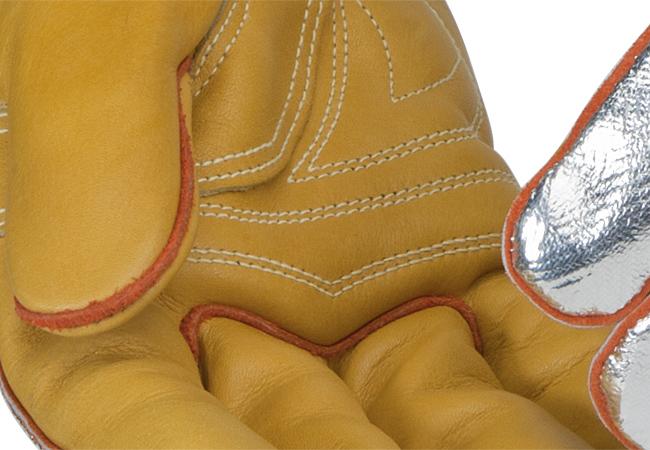 Heat Resistant Welding Gloves - Palm Stitching