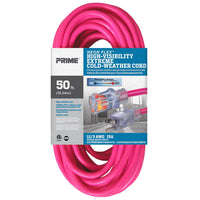 50 ft. - Single Tap - NS513830 Neon Pink Extension Cord