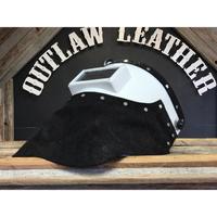 Outlaw Leather Pipeliner / Black or Brown Floral Suede