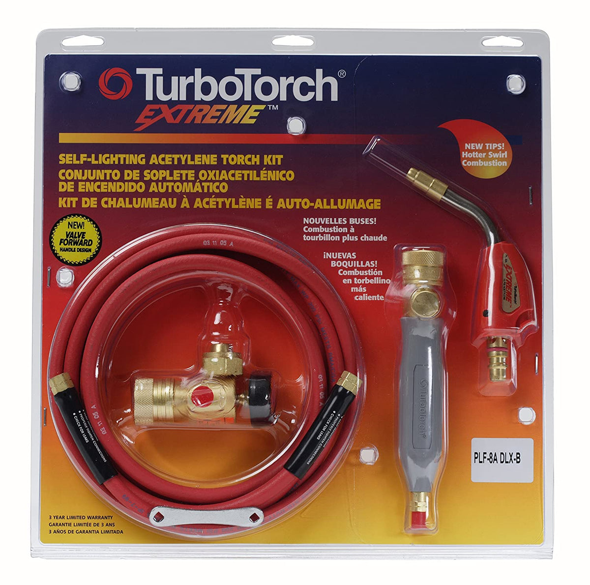 TurboTorch Extreme Self Lighting Air Acetylene Kits for B Tanks