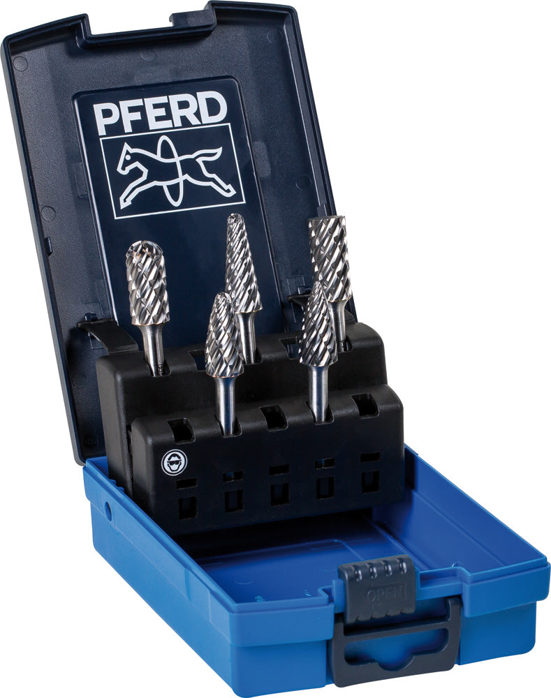 Pferd 5 Piece Bur Set - Steel Cut - 26553