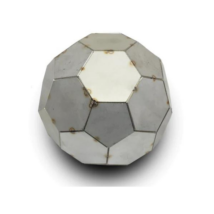 3D Soccer Ball - Stainless Steel