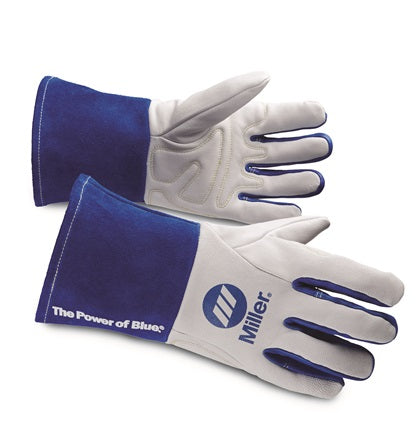 Miller TIG Gloves - Performance Series White/Blue